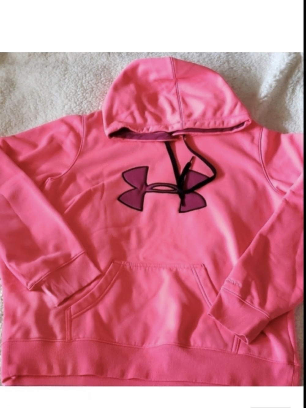 Under Armour Storm Electric Pink Hoodie with Front Logo